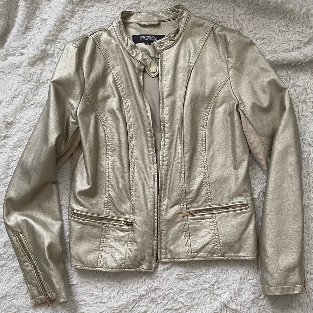 Champagne Moto Jacket